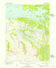 Iliamna B-5 Alaska Historical topographic map, 1:63360 scale, 15 X 15 Minute, Year 1951