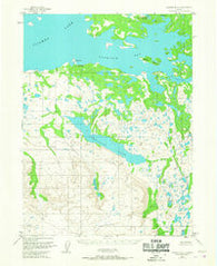 Iliamna B-5 Alaska Historical topographic map, 1:63360 scale, 15 X 15 Minute, Year 1954