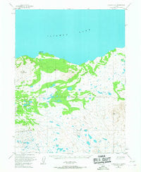 Iliamna B-6 Alaska Historical topographic map, 1:63360 scale, 15 X 15 Minute, Year 1954