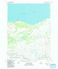Iliamna B-6 Alaska Historical topographic map, 1:63360 scale, 15 X 15 Minute, Year 1954