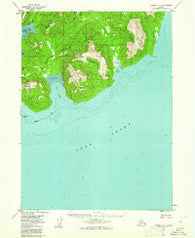 Iliamna C-1 Alaska Historical topographic map, 1:63360 scale, 15 X 15 Minute, Year 1958