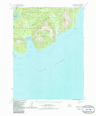 Iliamna C-1 Alaska Historical topographic map, 1:63360 scale, 15 X 15 Minute, Year 1958