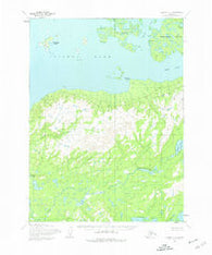 Iliamna C-4 Alaska Historical topographic map, 1:63360 scale, 15 X 15 Minute, Year 1954