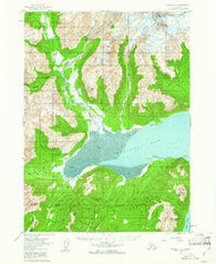 Iliamna D-1 Alaska Historical topographic map, 1:63360 scale, 15 X 15 Minute, Year 1958