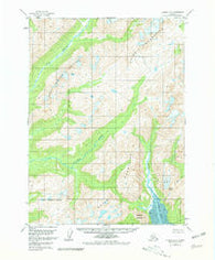 Iliamna D-2 Alaska Historical topographic map, 1:63360 scale, 15 X 15 Minute, Year 1958