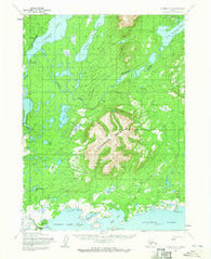 Iliamna D-5 Alaska Historical topographic map, 1:63360 scale, 15 X 15 Minute, Year 1954