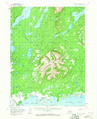 Iliamna D-5 Alaska Historical topographic map, 1:63360 scale, 15 X 15 Minute, Year 1954