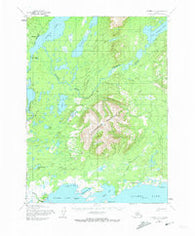 Iliamna D-5 Alaska Historical topographic map, 1:63360 scale, 15 X 15 Minute, Year 1954