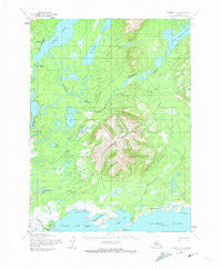 Iliamna D-5 Alaska Historical topographic map, 1:63360 scale, 15 X 15 Minute, Year 1954
