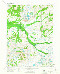 Iliamna D-8 Alaska Historical topographic map, 1:63360 scale, 15 X 15 Minute, Year 1954