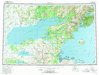 Iliamna Alaska Historical topographic map, 1:250000 scale, 1 X 3 Degree, Year 1957