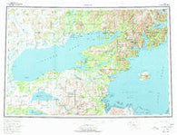 Iliamna Alaska Historical topographic map, 1:250000 scale, 1 X 3 Degree, Year 1957