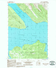 Juneau A-1 NW Alaska Historical topographic map, 1:25000 scale, 7.5 X 7.5 Minute, Year 1986