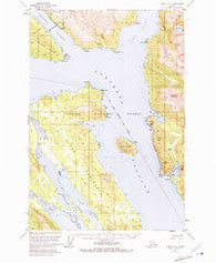 Juneau A-1 Alaska Historical topographic map, 1:63360 scale, 15 X 15 Minute, Year 1951