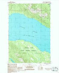 Juneau A-2 NE Alaska Historical topographic map, 1:25000 scale, 7.5 X 7.5 Minute, Year 1986