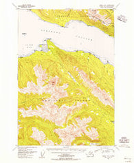 Juneau A-2 Alaska Historical topographic map, 1:63360 scale, 15 X 15 Minute, Year 1951
