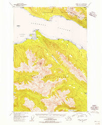 Juneau A-2 Alaska Historical topographic map, 1:63360 scale, 15 X 15 Minute, Year 1951