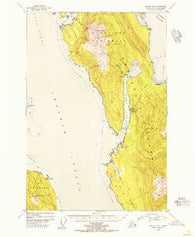 Juneau A-3 Alaska Historical topographic map, 1:63360 scale, 15 X 15 Minute, Year 1948