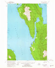 Juneau A-3 Alaska Historical topographic map, 1:63360 scale, 15 X 15 Minute, Year 1950