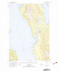 Juneau A-3 Alaska Historical topographic map, 1:63360 scale, 15 X 15 Minute, Year 1950