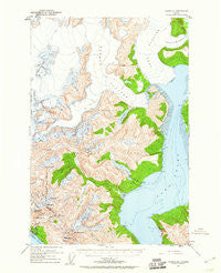 Juneau B-1 Alaska Historical topographic map, 1:63360 scale, 15 X 15 Minute, Year 1952