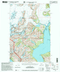 Juneau B-1 Alaska Historical topographic map, 1:63360 scale, 15 X 15 Minute, Year 1997