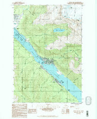 Juneau B-2 SE Alaska Historical topographic map, 1:25000 scale, 7.5 X 7.5 Minute, Year 1986