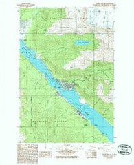Juneau B-2 SE Alaska Historical topographic map, 1:25000 scale, 7.5 X 7.5 Minute, Year 1986