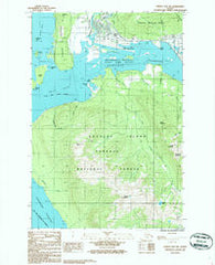 Juneau B-2 SW Alaska Historical topographic map, 1:25000 scale, 7.5 X 7.5 Minute, Year 1986