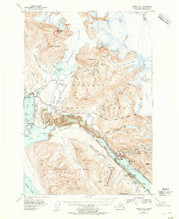 Juneau B-2 Alaska Historical topographic map, 1:63360 scale, 15 X 15 Minute, Year 1947