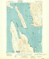 Juneau B-3 Alaska Historical topographic map, 1:62500 scale, 15 X 15 Minute, Year 1949