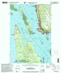 Juneau B-3 Alaska Historical topographic map, 1:63360 scale, 15 X 15 Minute, Year 1996