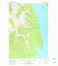 Juneau B-4 Alaska Historical topographic map, 1:63360 scale, 15 X 15 Minute, Year 1949