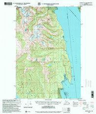 Juneau B-4 Alaska Historical topographic map, 1:63360 scale, 15 X 15 Minute, Year 1996