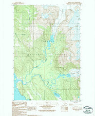 Juneau C-3 SE Alaska Historical topographic map, 1:25000 scale, 7.5 X 7.5 Minute, Year 1986