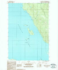 Juneau C-3 SW Alaska Historical topographic map, 1:25000 scale, 7.5 X 7.5 Minute, Year 1986
