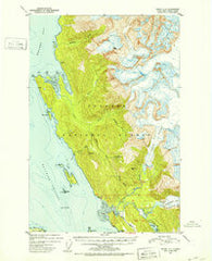 Juneau C-3 Alaska Historical topographic map, 1:63360 scale, 15 X 15 Minute, Year 1952