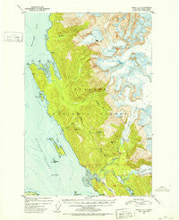 Juneau C-3 Alaska Historical topographic map, 1:63360 scale, 15 X 15 Minute, Year 1952