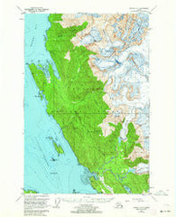 Juneau C-3 Alaska Historical topographic map, 1:63360 scale, 15 X 15 Minute, Year 1951