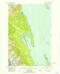 Juneau C-4 Alaska Historical topographic map, 1:63360 scale, 15 X 15 Minute, Year 1948