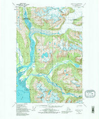 Juneau D-3 Alaska Historical topographic map, 1:63360 scale, 15 X 15 Minute, Year 1948
