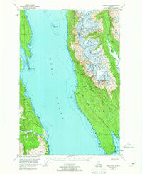 Juneau D-4 Alaska Historical topographic map, 1:63360 scale, 15 X 15 Minute, Year 1949