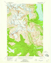 Juneau D-5 Alaska Historical topographic map, 1:63360 scale, 15 X 15 Minute, Year 1949
