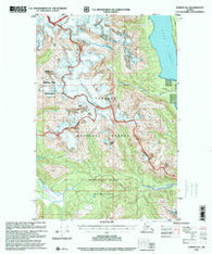 Juneau D-5 Alaska Historical topographic map, 1:63360 scale, 15 X 15 Minute, Year 1996