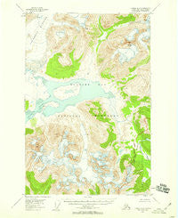 Juneau D-6 Alaska Historical topographic map, 1:63360 scale, 15 X 15 Minute, Year 1949