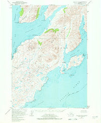 Kaguyak D-6 Alaska Historical topographic map, 1:63360 scale, 15 X 15 Minute, Year 1952