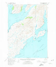 Kaguyak D-6 Alaska Historical topographic map, 1:63360 scale, 15 X 15 Minute, Year 1952
