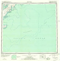 Kaguyak Alaska Historical topographic map, 1:250000 scale, 1 X 2 Degree, Year 1951
