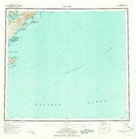 Kaguyak Alaska Historical topographic map, 1:250000 scale, 1 X 2 Degree, Year 1952