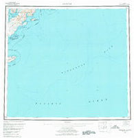 Kaguyak Alaska Historical topographic map, 1:250000 scale, 1 X 2 Degree, Year 1952
